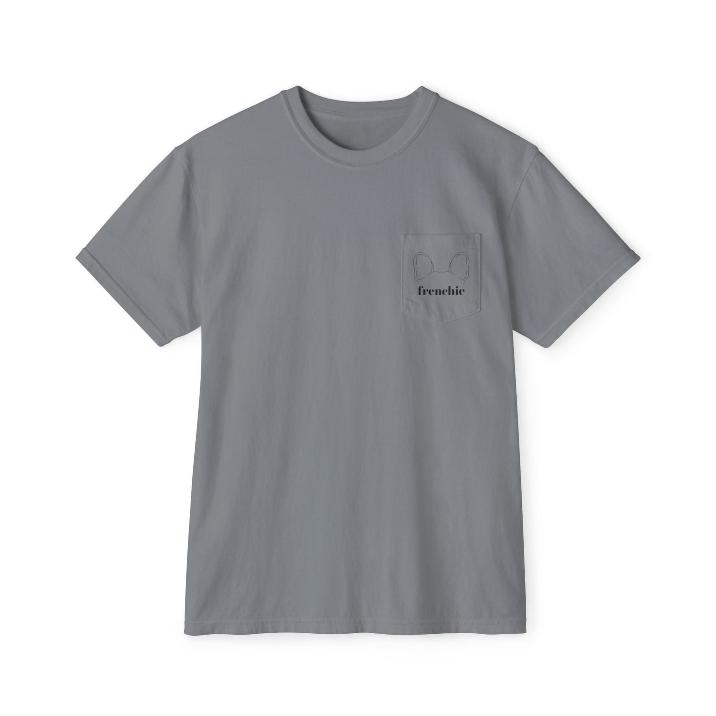 Unisex Frenchie Pocket T-Shirt
