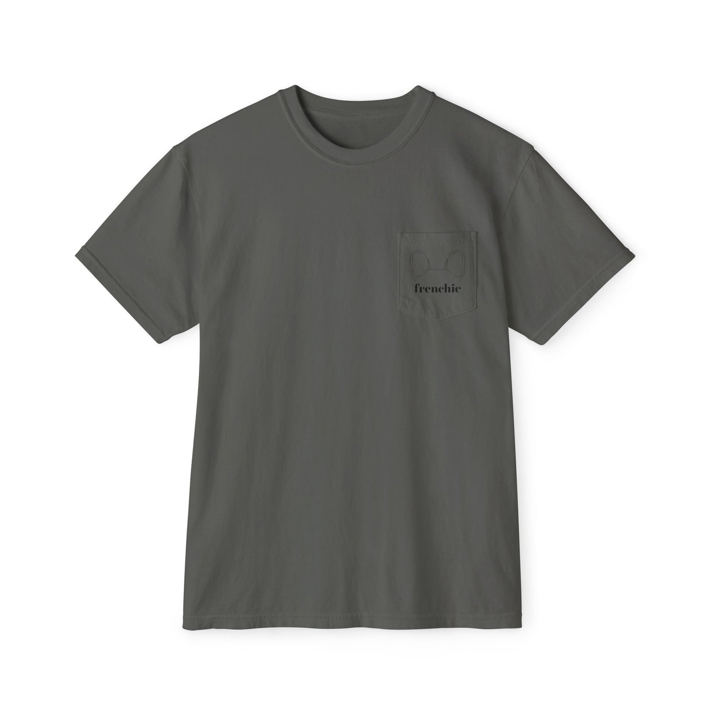 Unisex Frenchie Pocket T-Shirt