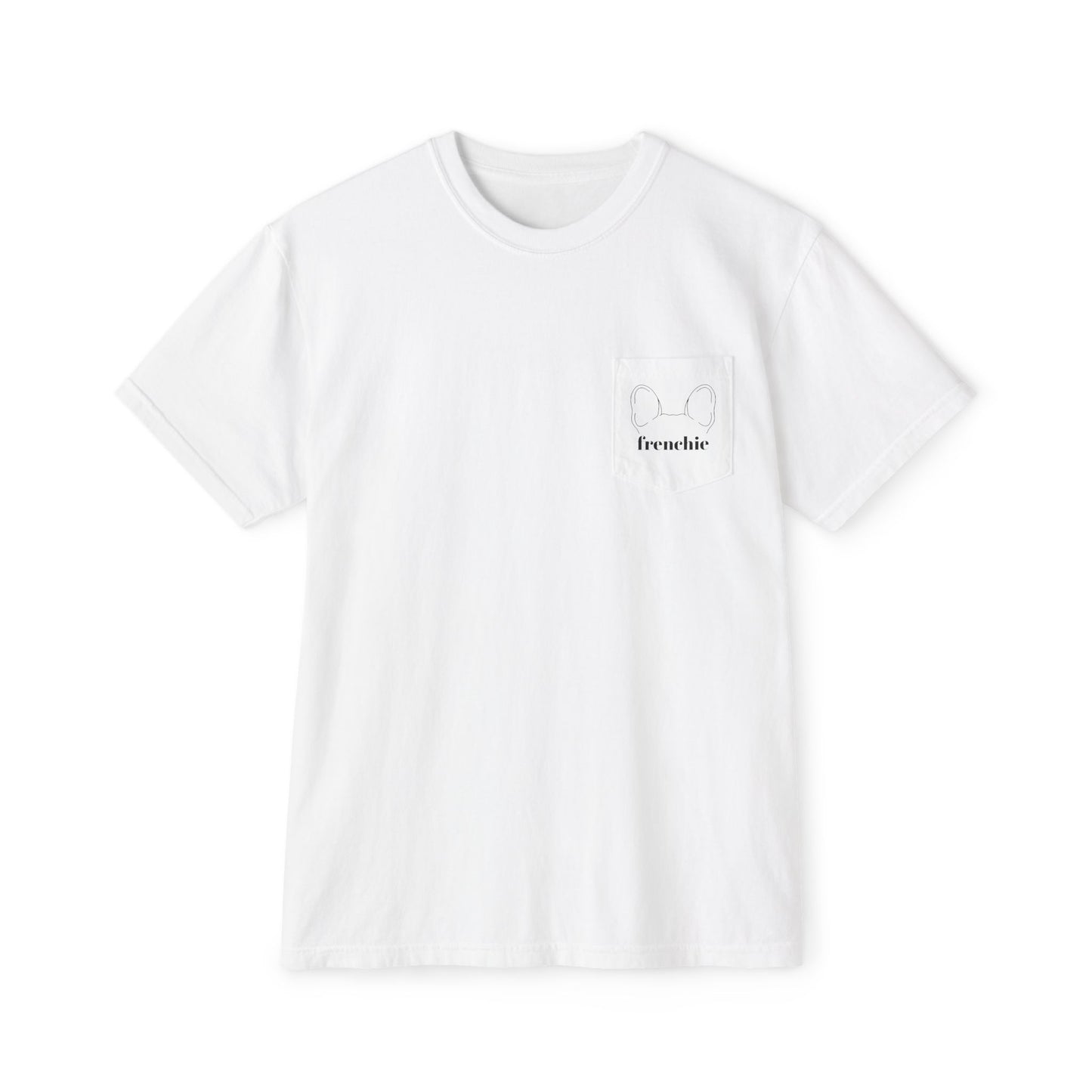 Unisex Frenchie Pocket T-Shirt