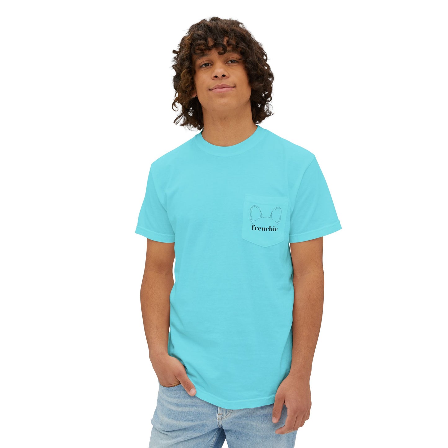Unisex Frenchie Pocket T-Shirt