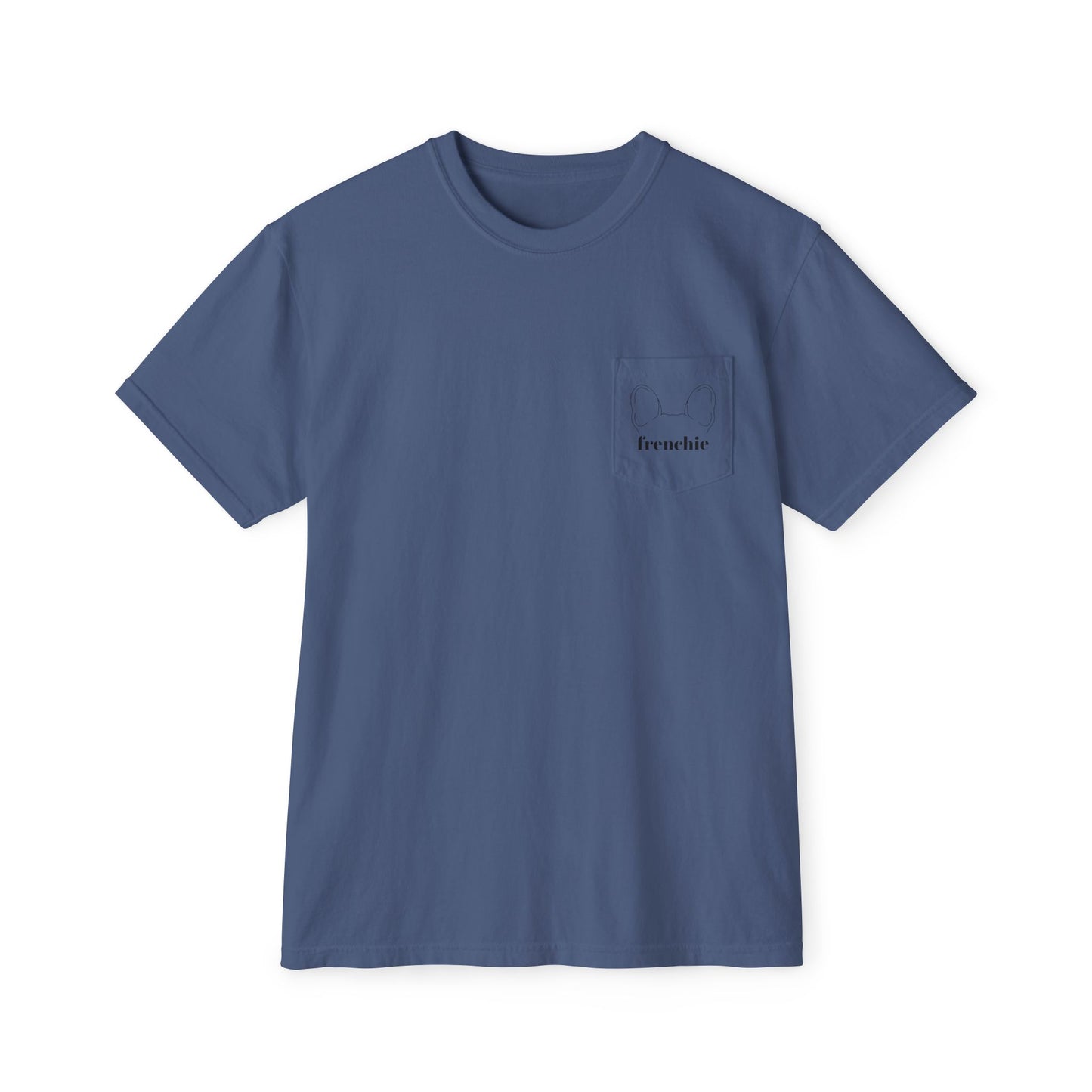 Unisex Frenchie Pocket T-Shirt
