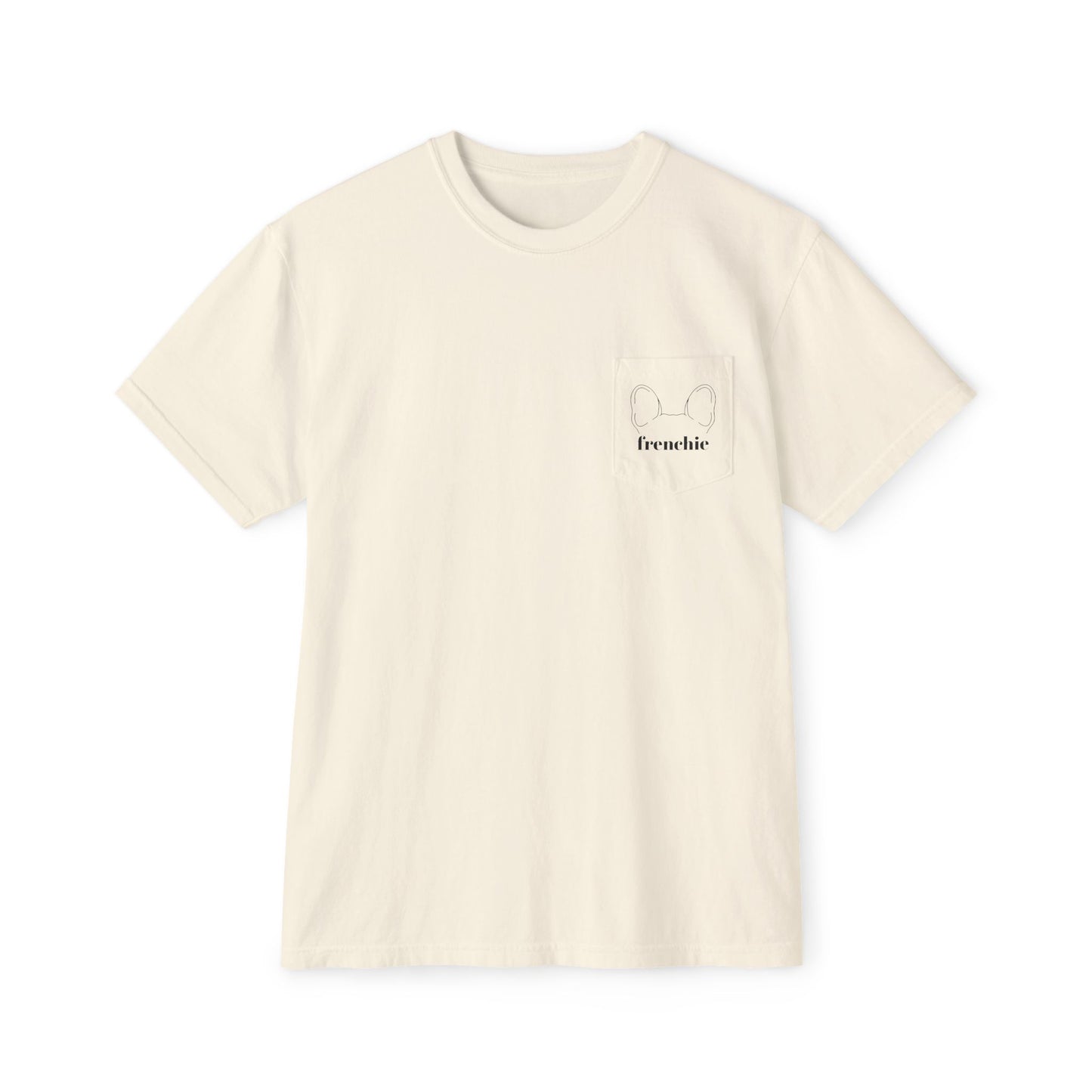 Unisex Frenchie Pocket T-Shirt
