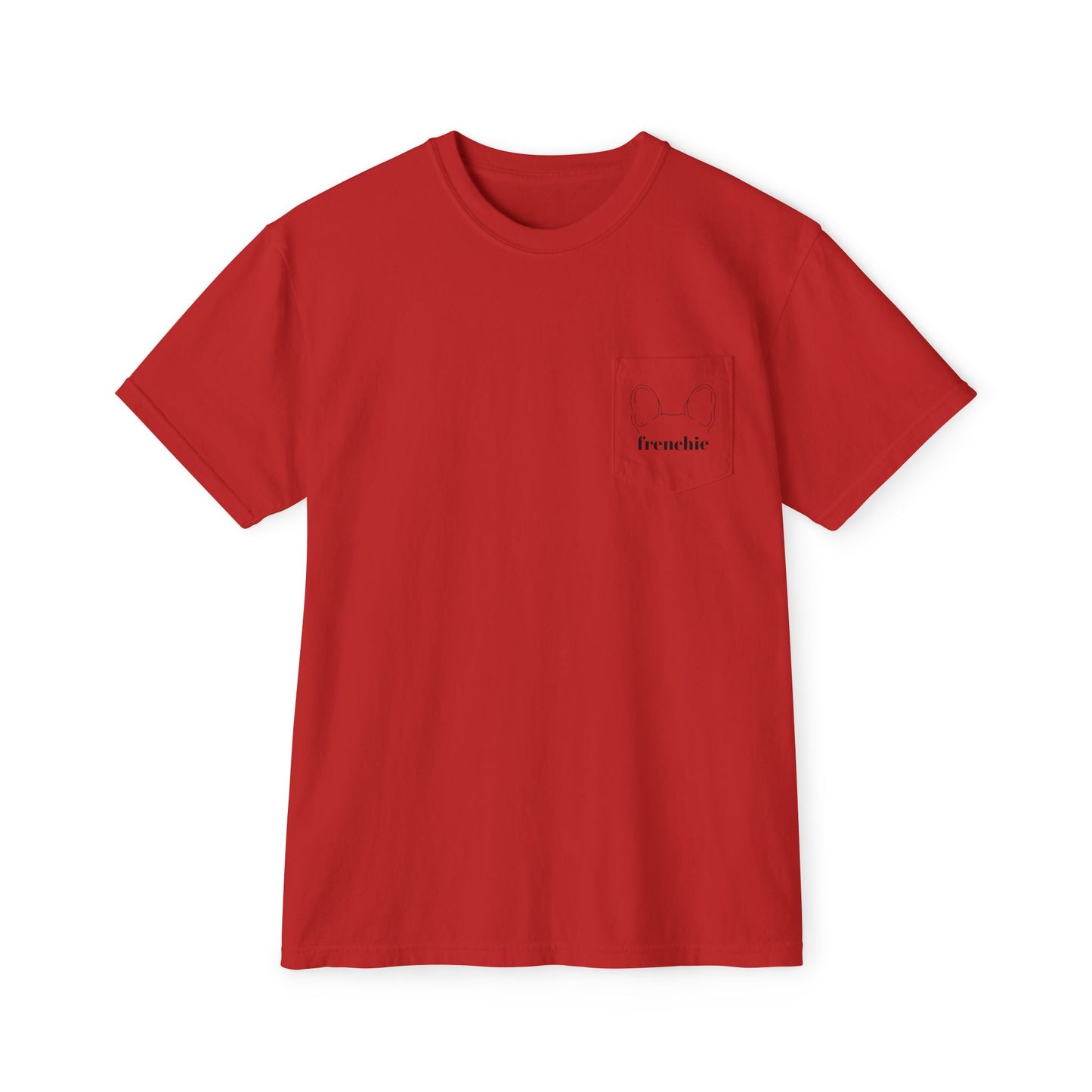 Unisex Frenchie Pocket T-Shirt