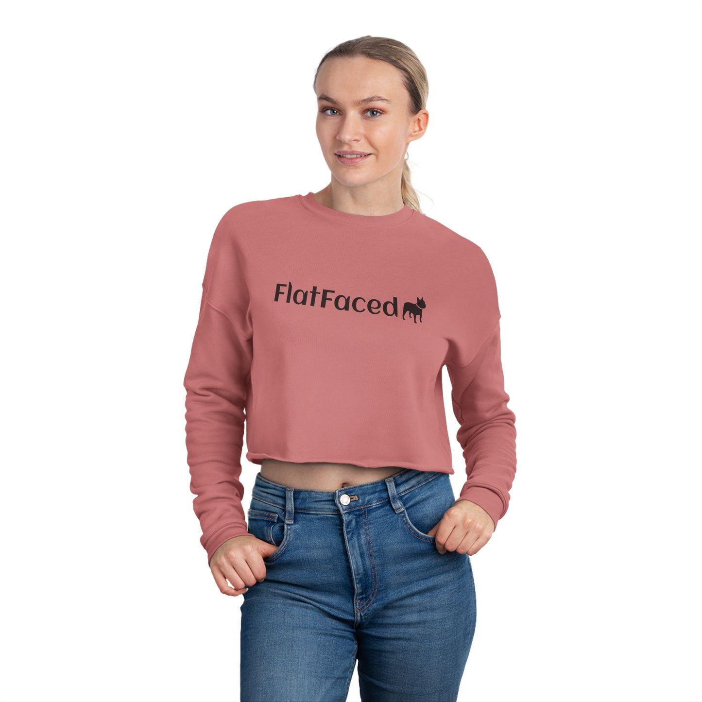 FlatFaced Women's Cropped Sweatshirt