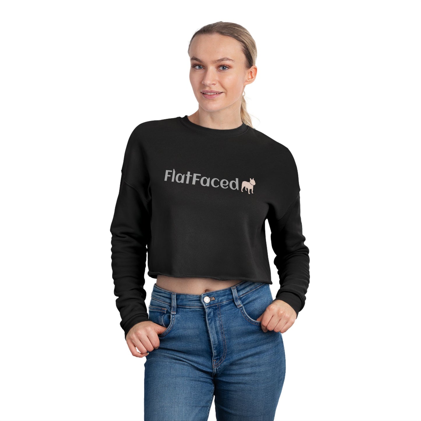 FlatFaced Women's Cropped Sweatshirt