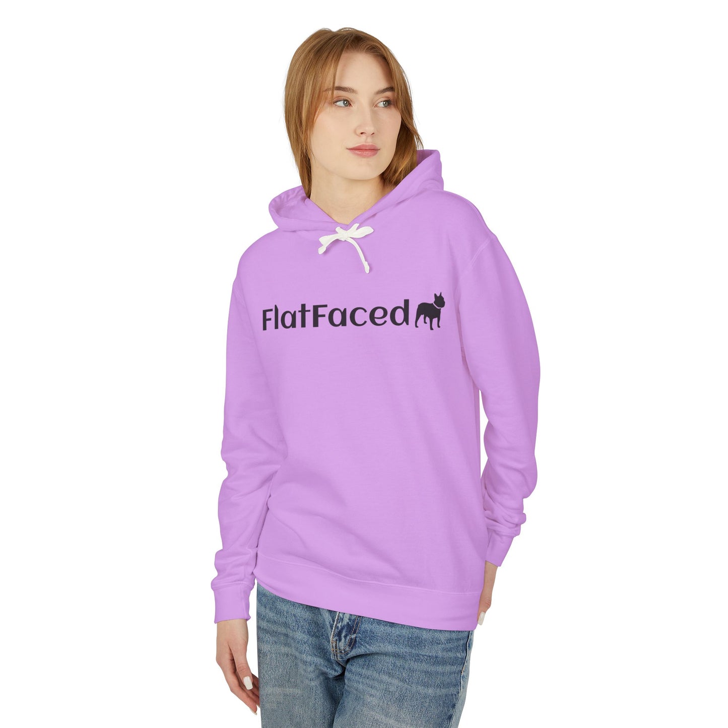 FlatFaced Unisex Lightweight Hooded Sweatshirt