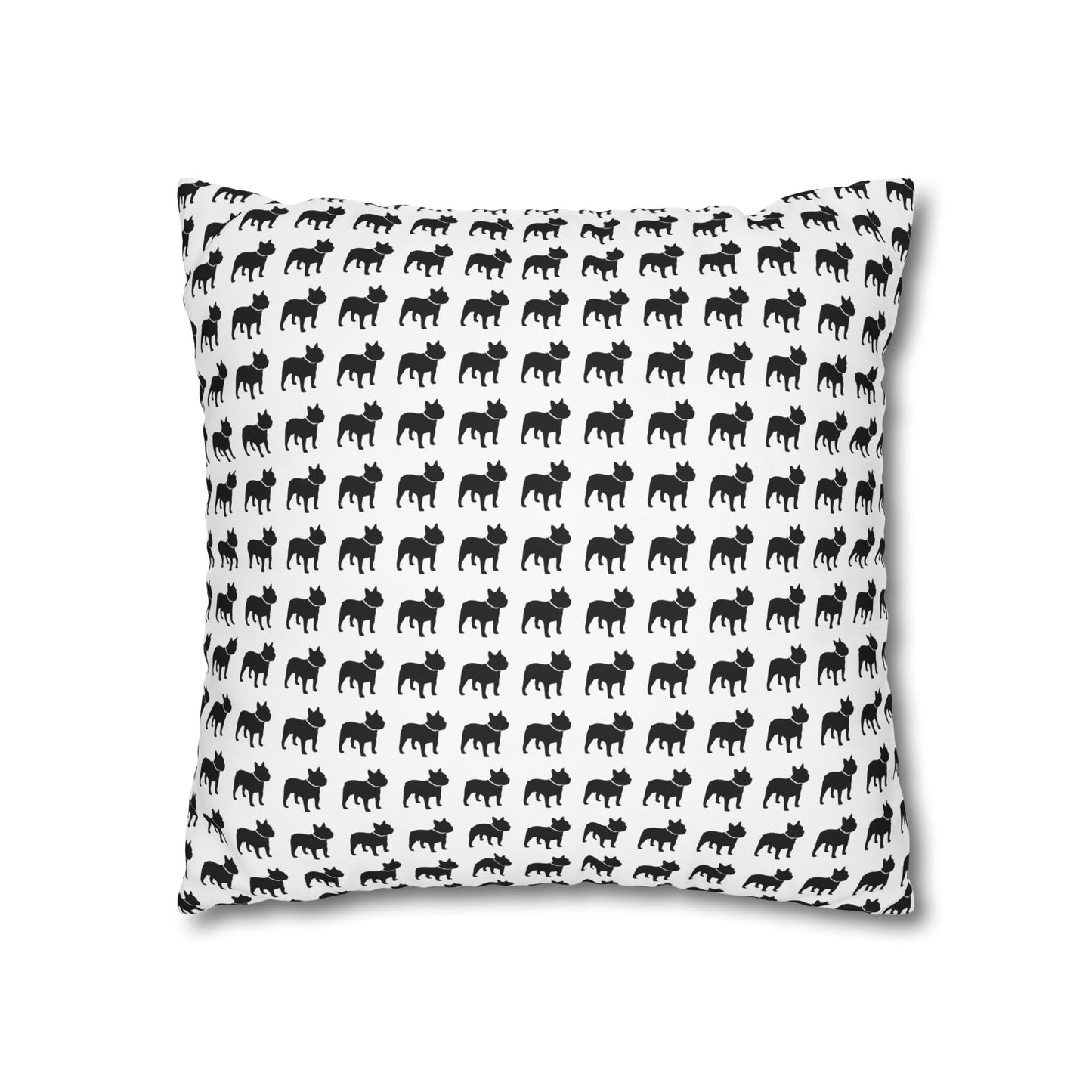 Canvas Frenchie Pillow Cover