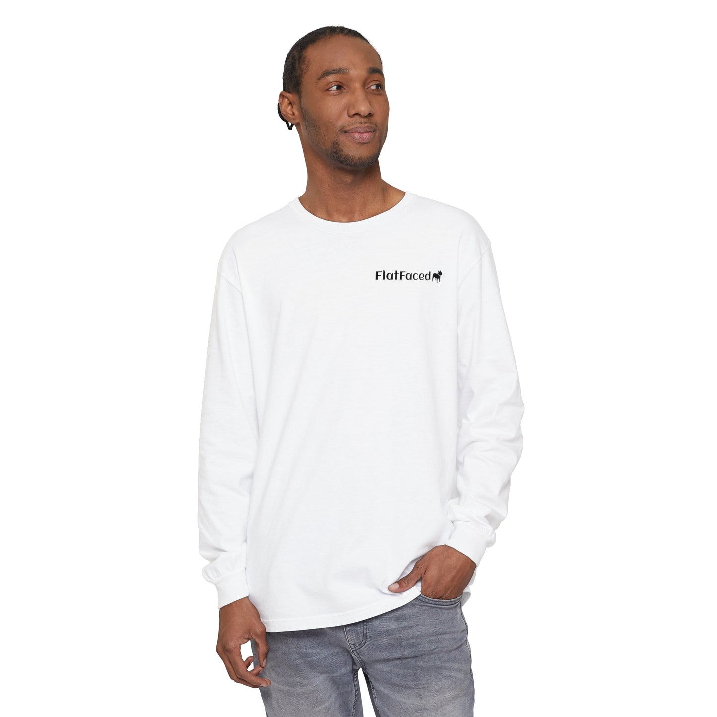 FlatFaced Garment-dyed Long Sleeve T-Shirt