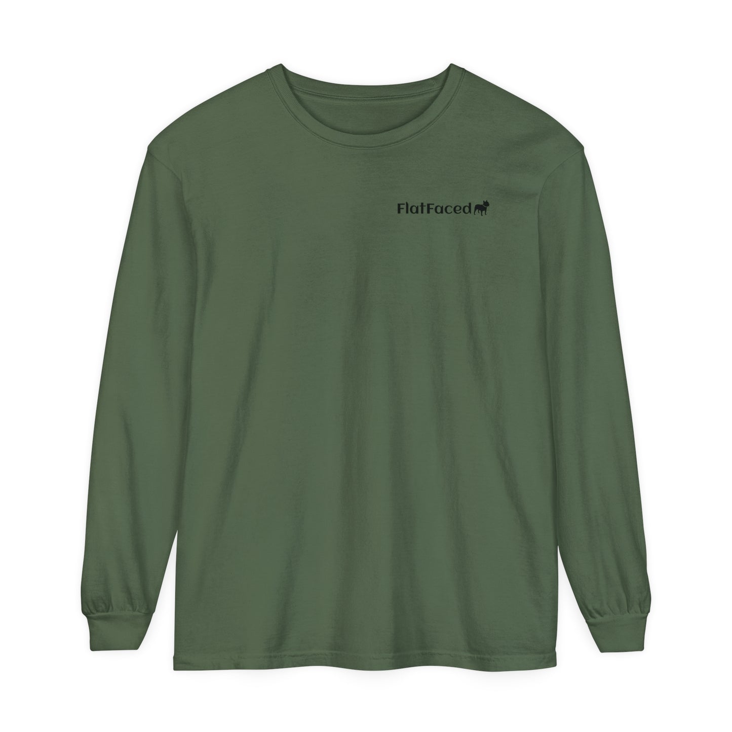 FlatFaced Garment-dyed Long Sleeve T-Shirt