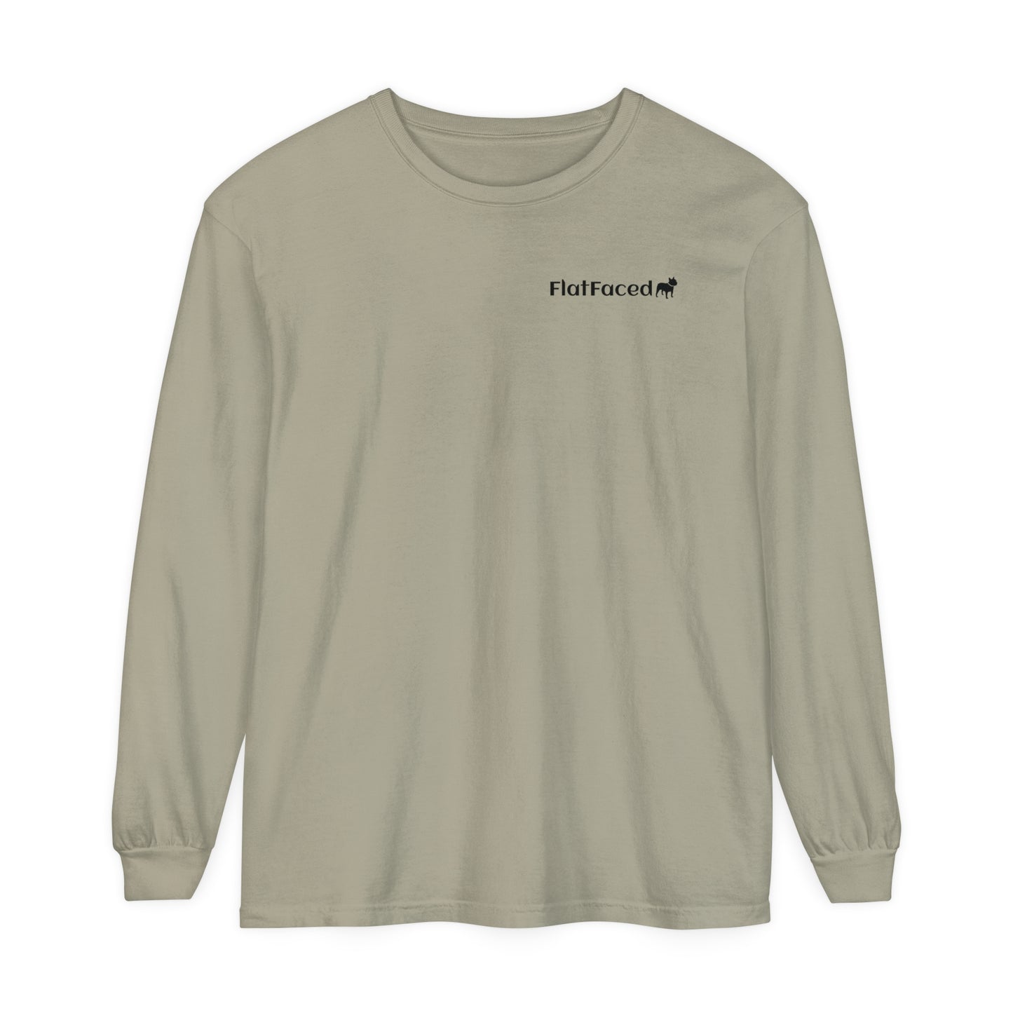 FlatFaced Garment-dyed Long Sleeve T-Shirt