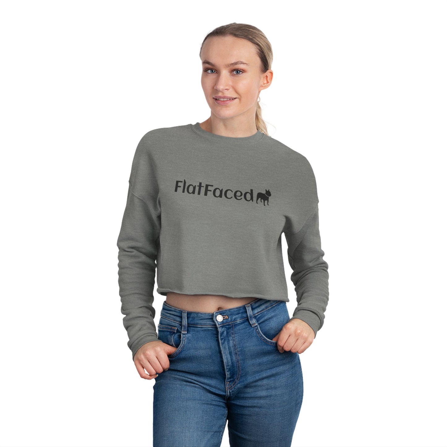 FlatFaced Women's Cropped Sweatshirt