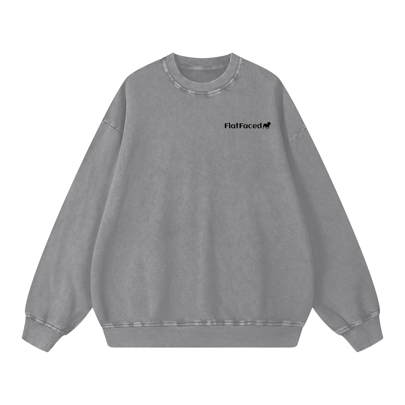 Snow Washed Oversized Sweatshirt