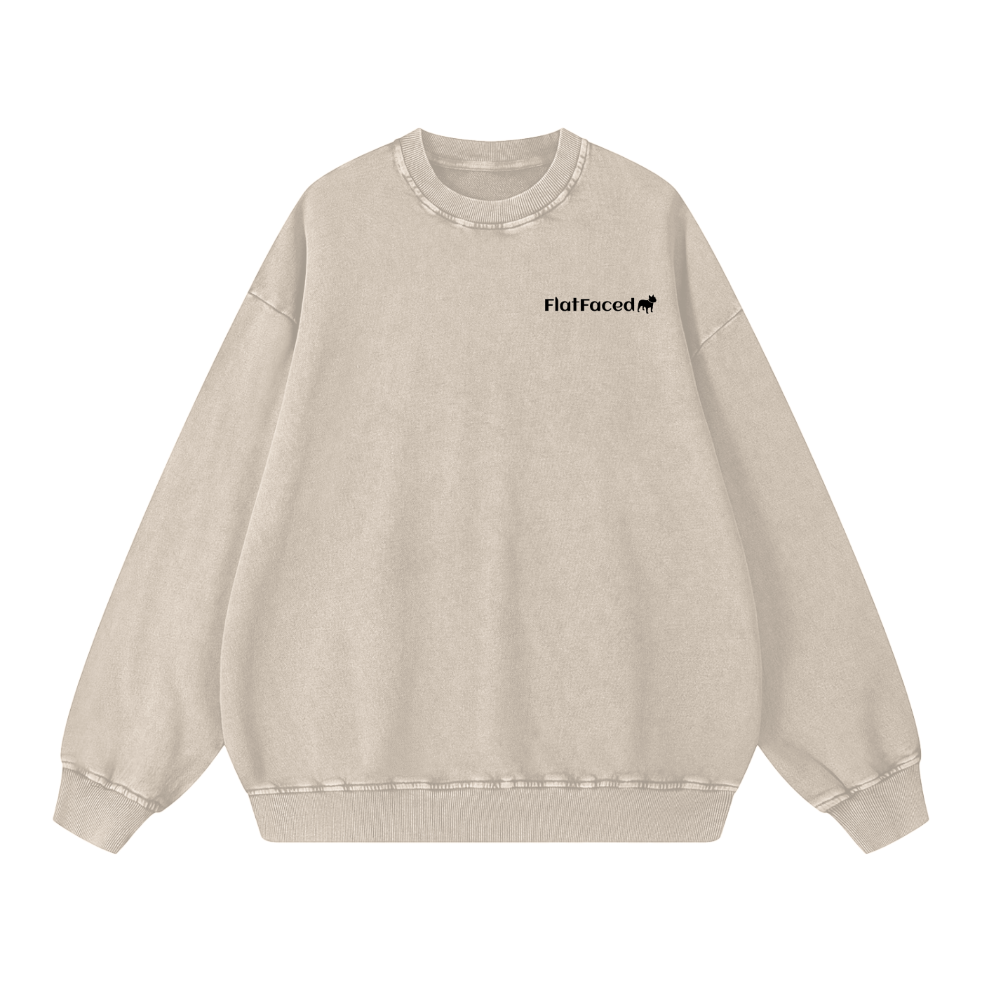 Snow Washed Oversized Sweatshirt