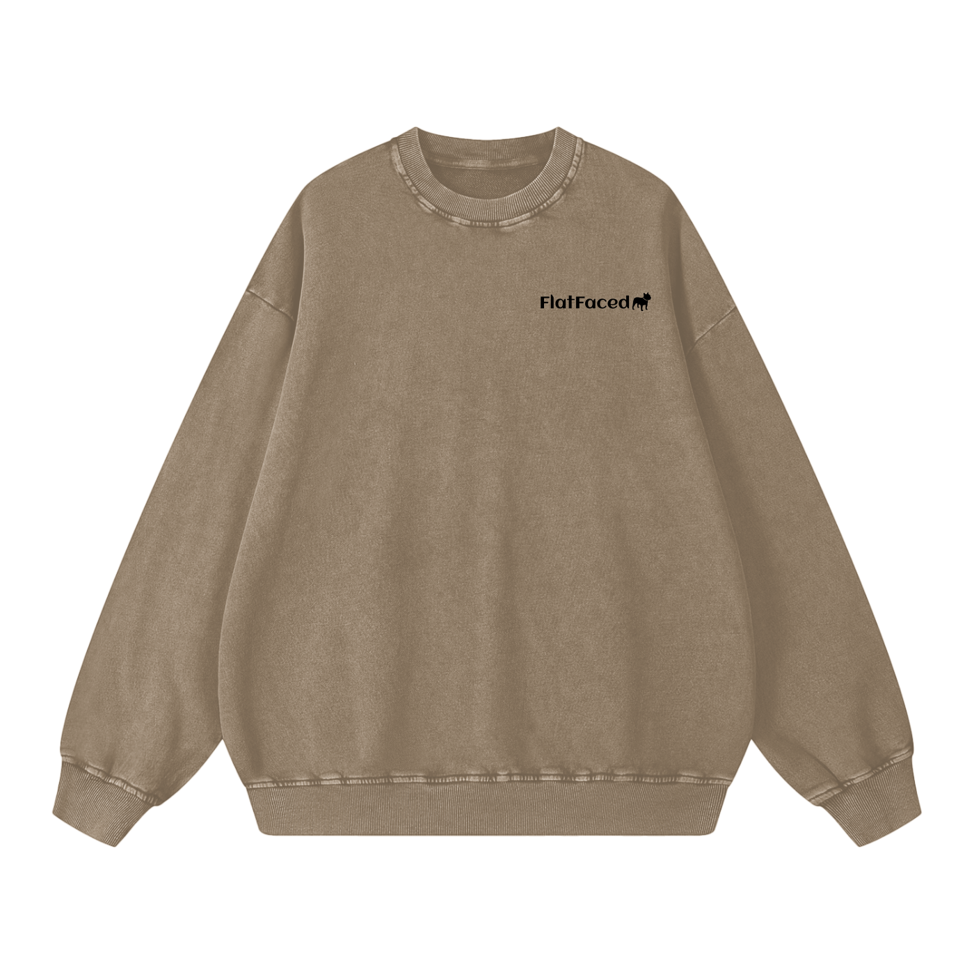 Snow Washed Oversized Sweatshirt