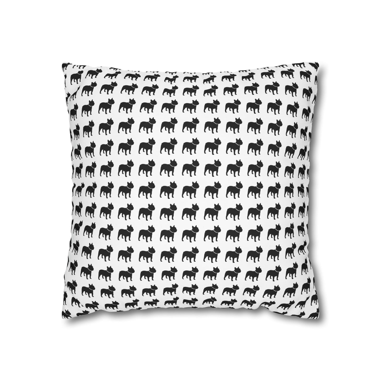 Canvas Frenchie Pillow Cover