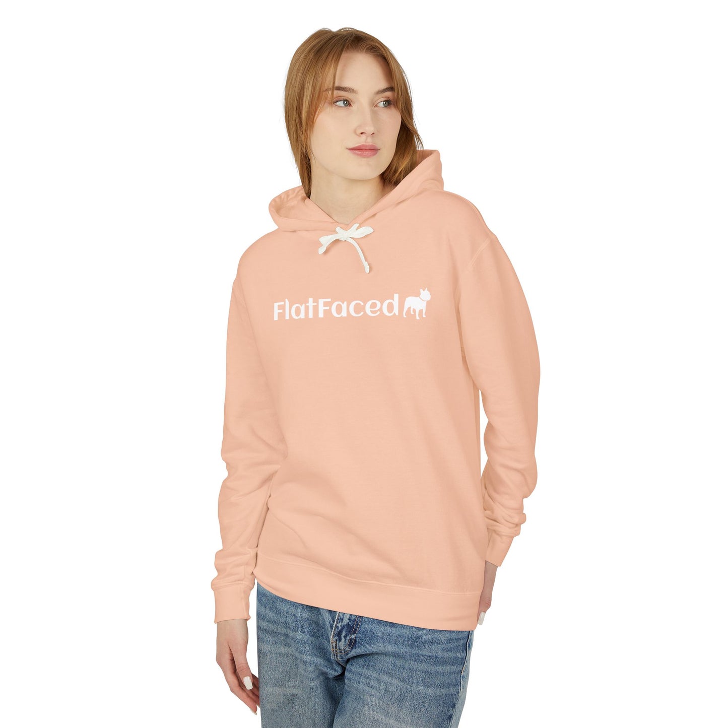 FlatFaced Unisex Lightweight Hooded Sweatshirt